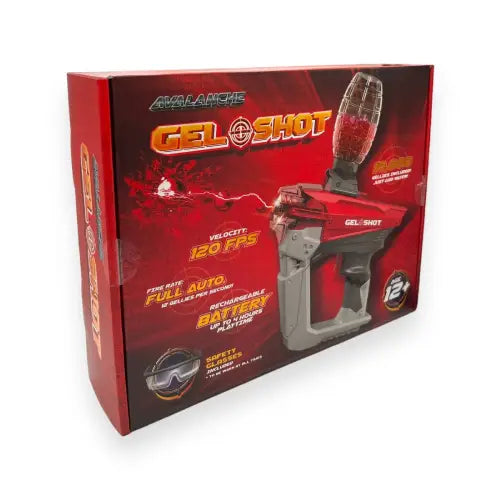 GUNMANSA Gel Blaster – Fully Automatic with 10 000 Gellies Water Beads – Red – GS-1000-RB