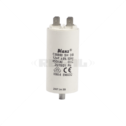 GUNMANSA Gemini Capacitor 10/12uF 400VAC AC Part No: GA88