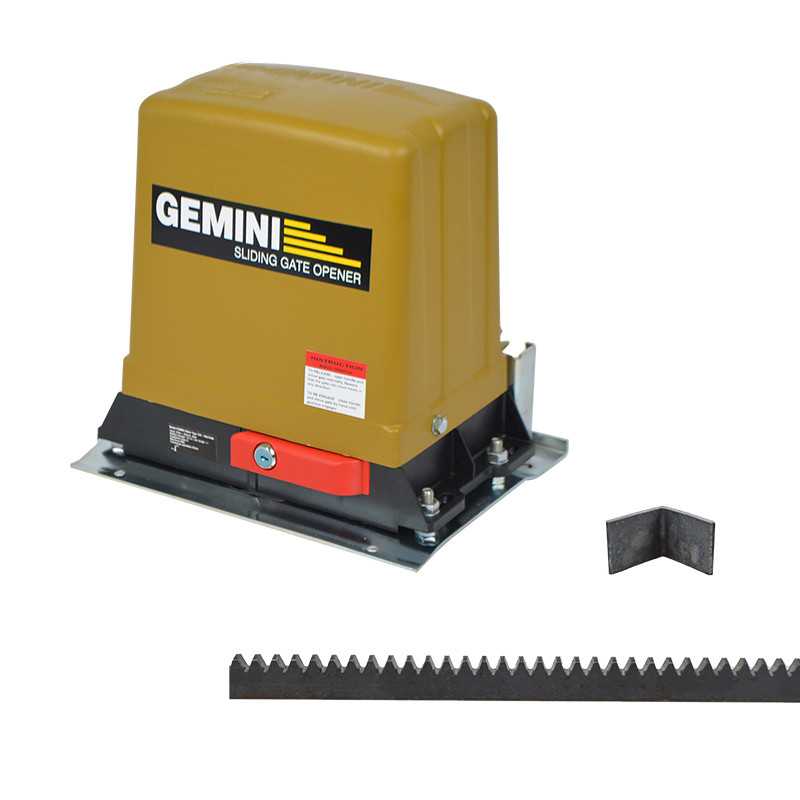 GUNMANSA Gemini DC Slider with Base Plate + Battery + 2 x Tx3 + 4m Steel Rack