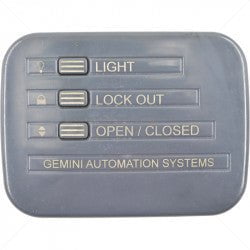 GUNMANSA Gemini Wall Console Tx3 Code Hop 433Mhz Part No: SW24-1