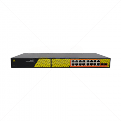 GUNMANSA GENATA 16 Port Gigabit PoE + 2 Gbps RJ45/SFP Switch Part No: NW111-6