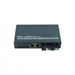 GUNMANSA GENATA 2 Port Gigabit RJ45 to Fibre Single Mode Media Convertor Part No: NW100-7