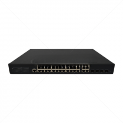 GUNMANSA GENATA 24 Port Gigabit PoE Managed + 4 Gbps RJ45/SFP (Combo) Switch Part No: NW114-4