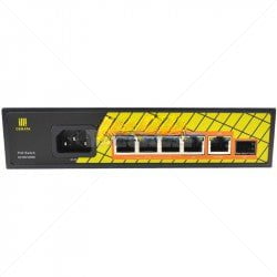 GUNMANSA GENATA 4 Port Gigabit PoE + 1 Gbps RJ45 + 1 SFP Switch Part No: NW101
