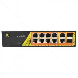 GUNMANSA GENATA 8 Port Gigabit PoE + 2 Gbps RJ45 + 2 SFP Switch Part No: NW101-9
