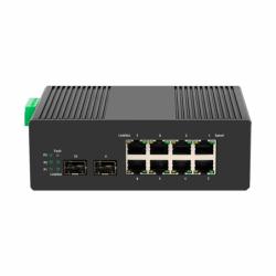 GUNMANSA GENATA 8 Port Gigabit PoE Managed Industrial + 2 SFP Switch (No PSU)