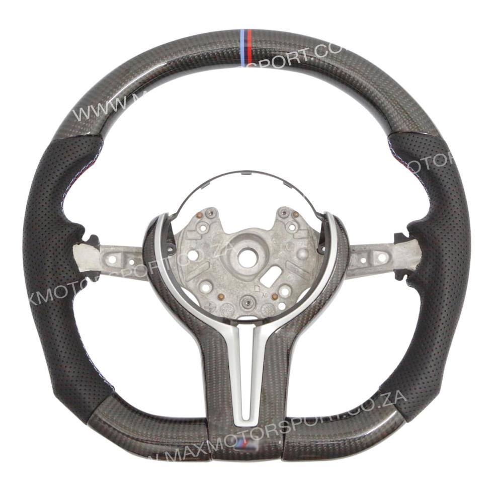 GUNMANSA Genuine Carbon Fibre Steering Wheel Suitable For BM