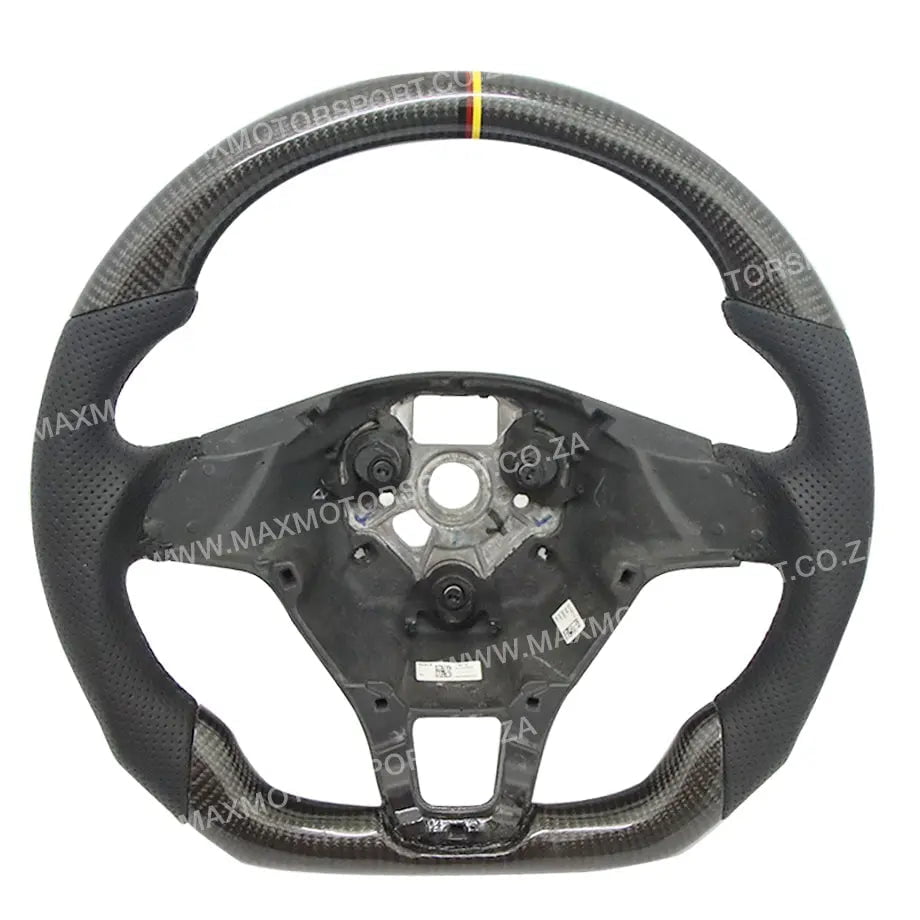 GUNMANSA Genuine Carbon Fibre Steering Wheel Suitable For VW Polo 6C / Touran