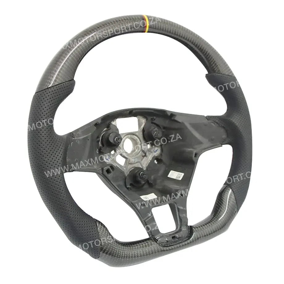 GUNMANSA Genuine Carbon Fibre Steering Wheel Suitable For VW Polo 6C / Touran