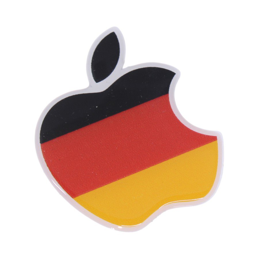 GUNMANSA German Apple 3D Gel Dome Sticker