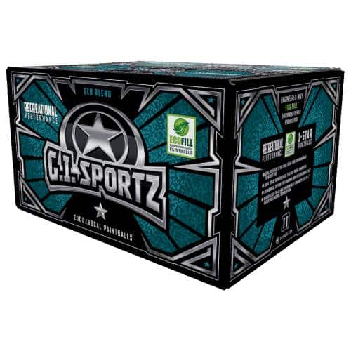 GUNMANSA GI Sportz 1 Star Paintballs .68Cal Box Of 2000