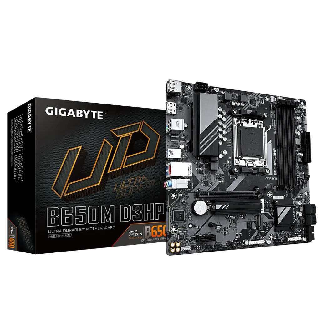 GUNMANSA GIGABYTE AMD B650 Chipset for AMD AM5; 4x Dual DDR5; 2x M2; 1x HDMI 2x DP