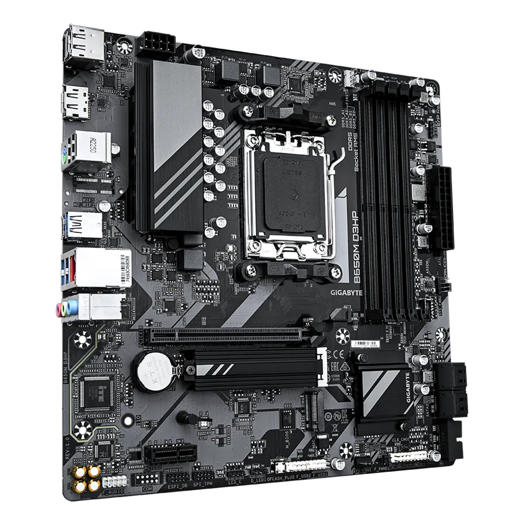 GUNMANSA GIGABYTE AMD B650 Chipset for AMD AM5; 4x Dual DDR5; 2x M2; 1x HDMI 2x DP