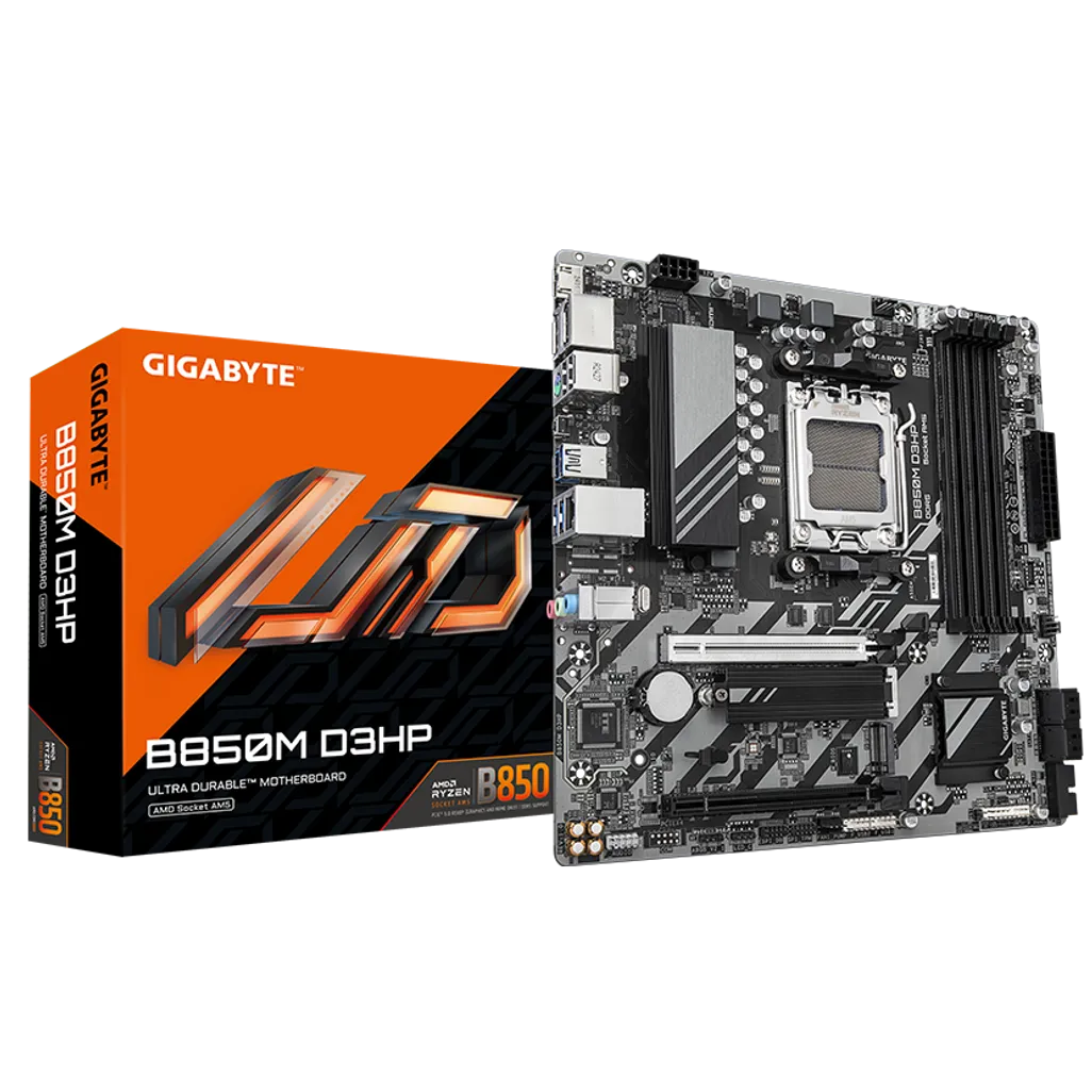 GUNMANSA GIGABYTE AMD B850 Gaming Chipset for AMD AM5; 4x Dual DDR5; 2x M2; 1x HDMI 2x DP. .