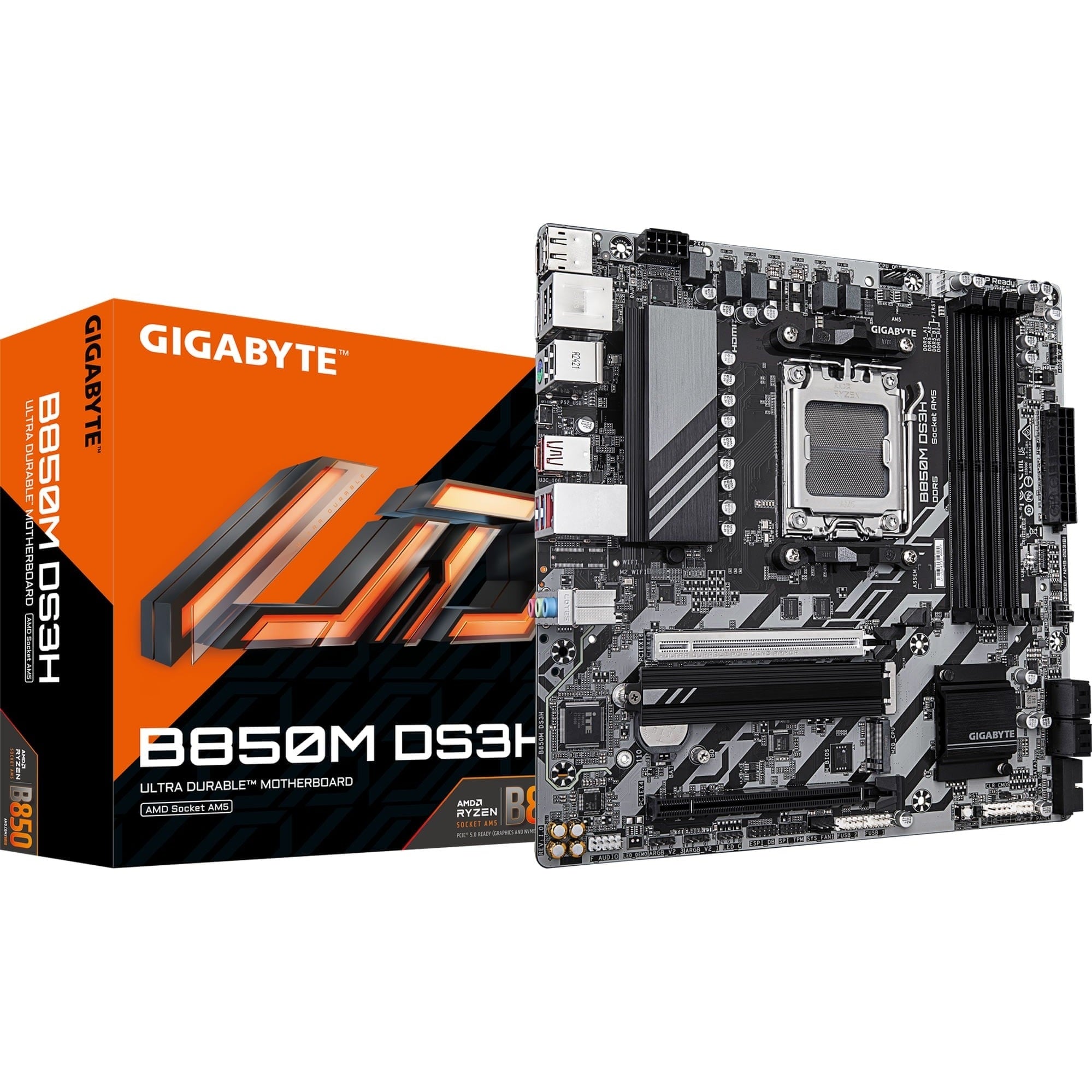 GUNMANSA GIGABYTE AMD B850 Gaming Chipset for AMD AM5; 4x Dual DDR5; 2x M2; 1x HDMI 2x DP. .