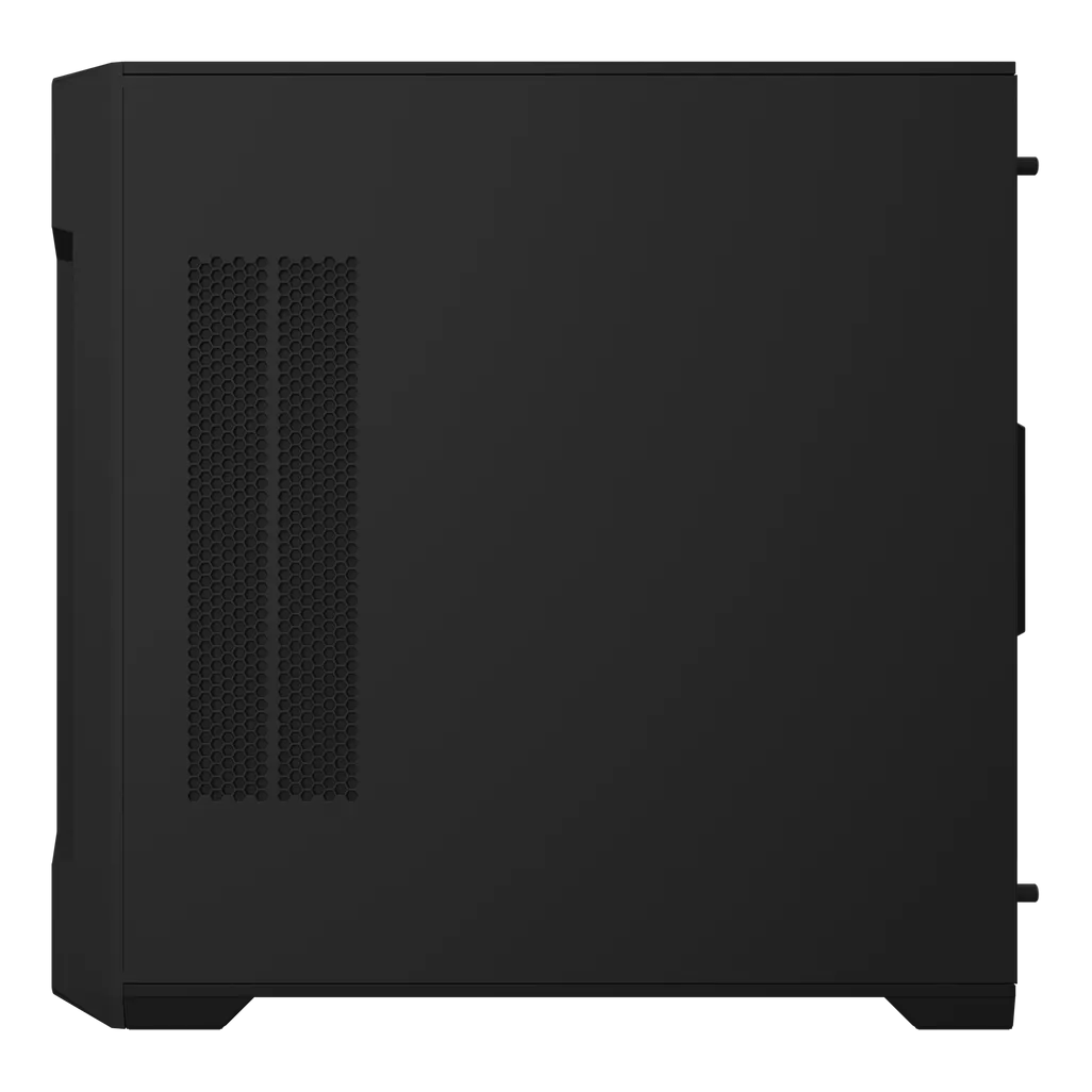 GUNMANSA Gigabyte C102 Glass Micro ATX Chassis; 2x 3.5'' | 2x 2.5'' Drive Bays; 360mm Radiator compatible; 2x 120mm fan incl; Black