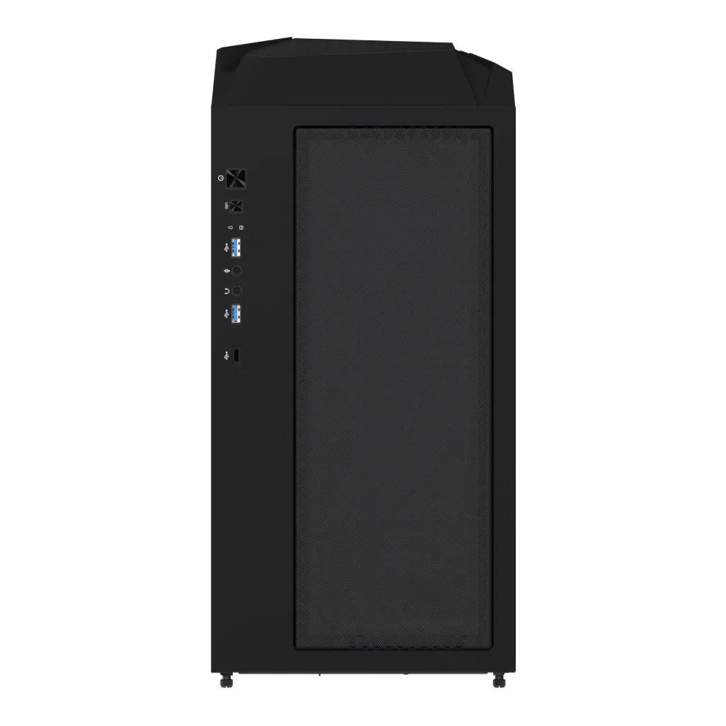 GUNMANSA Gigabyte C301 Glass ATX Chassis; 2x 3.5'' | 2x 2.5'' Drive Bays; 360mm Radiator compatible; 4x 120mm fan incl; White