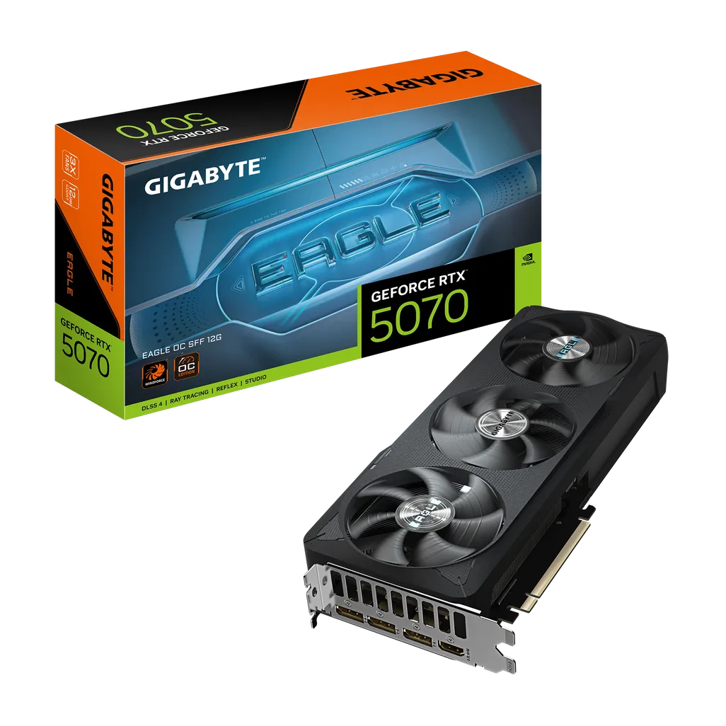 GUNMANSA GIGABYTE GeForce RTX 5070 EAGLE OC SFF 12G Graphics Card