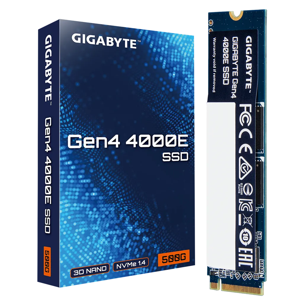 GUNMANSA GIGABYTE Gen4 4000E, 500 GB, M.2, 3600 MB/s