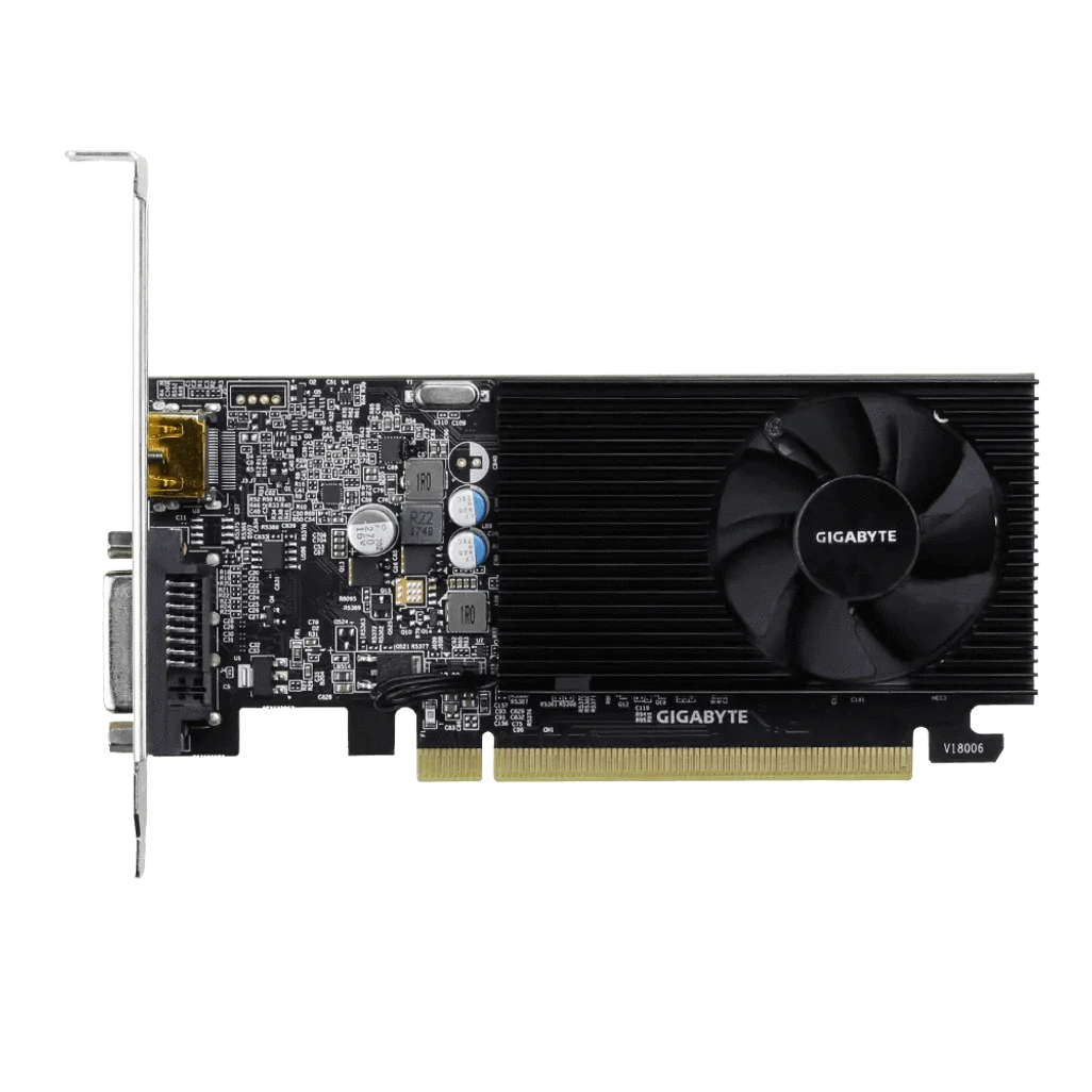 GUNMANSA GIGABYTE GV-N1030D4-2GL, GeForce GT 1030, 2 GB, GDDR4, 64 bit, 4096 x 2160 pixels