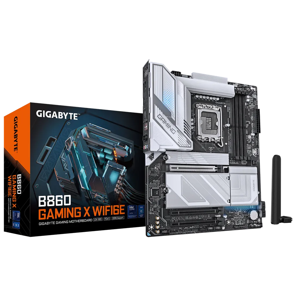 GUNMANSA GIGABYTE Intel® B860 Chipset for LGA 1851; 4x DDR5; 3x M2; HDMI/DP/USB4.0 ; ATX.