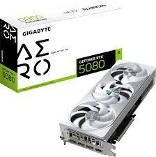 GUNMANSA GIGABYTE nVidia GeForce RTX 5080 AERO OC  - 16GB GDDR7; 256-Bit Memory Bus; 1x HDMI; 3x DisplayPort; Min 850W PSU. .