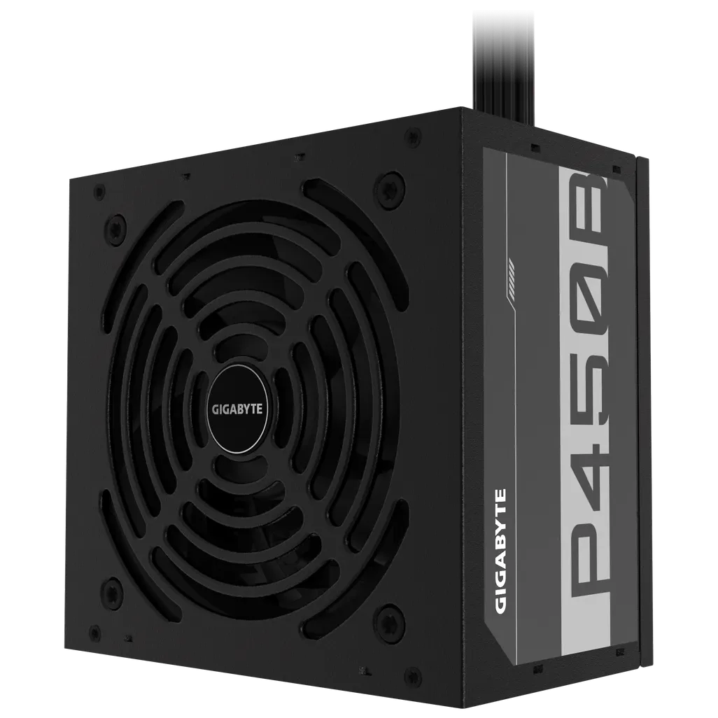 GUNMANSA Gigabyte PSU P450B Bronze Certified 450W - 3 Year Warranty; 24/20-pin x 1; CPU 4+4-pin x 1; PCI-E 6+2-pin x 2; SATA x 6; Peri x3