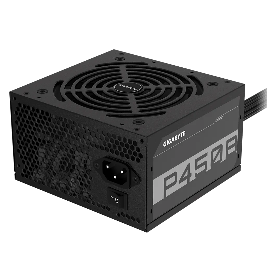 GUNMANSA Gigabyte PSU P450B Bronze Certified 450W - 3 Year Warranty; 24/20-pin x 1; CPU 4+4-pin x 1; PCI-E 6+2-pin x 2; SATA x 6; Peri x3