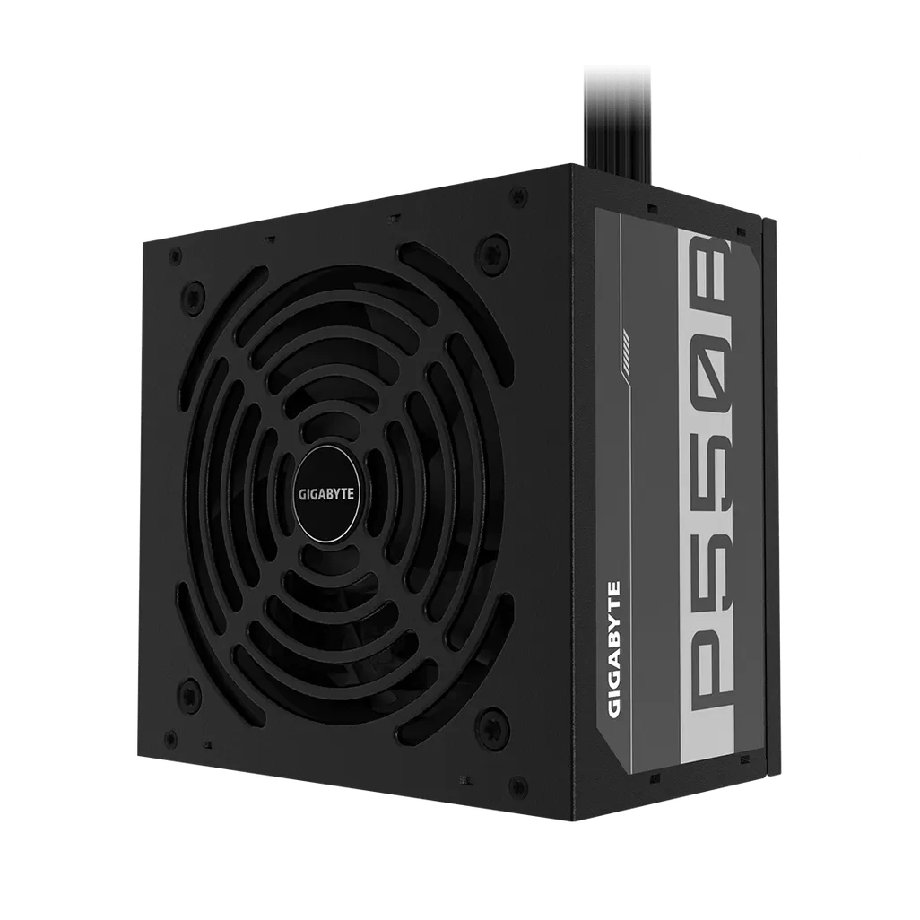 GUNMANSA Gigabyte PSU P550B Bronze Certified 550W - 3 Year Warranty; 24/20-pin x 1; CPU 4+4-pin x 1; PCI-E 6+2-pin x 2; SATA x 6; Peri x3