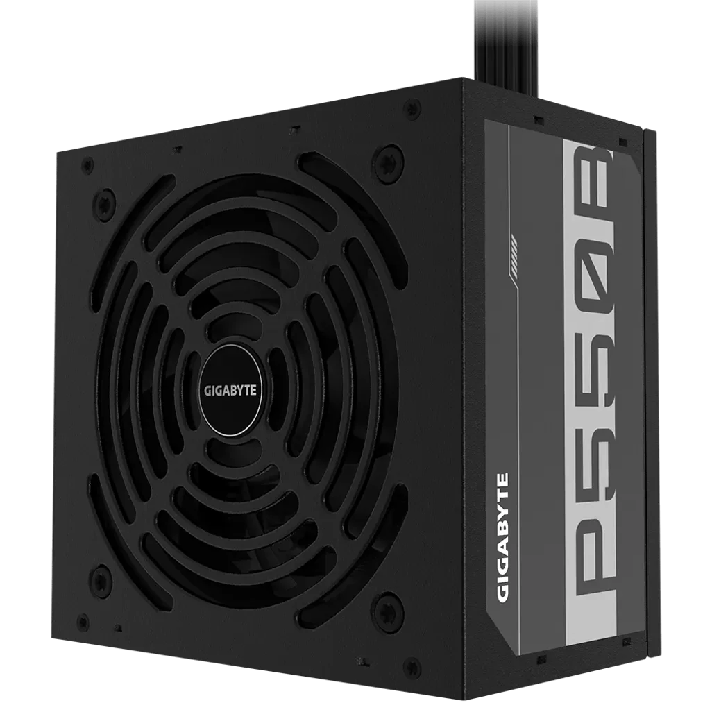 GUNMANSA Gigabyte PSU P550B Bronze Certified 550W - 3 Year Warranty; 24/20-pin x 1; CPU 4+4-pin x 1; PCI-E 6+2-pin x 2; SATA x 6; Peri x3