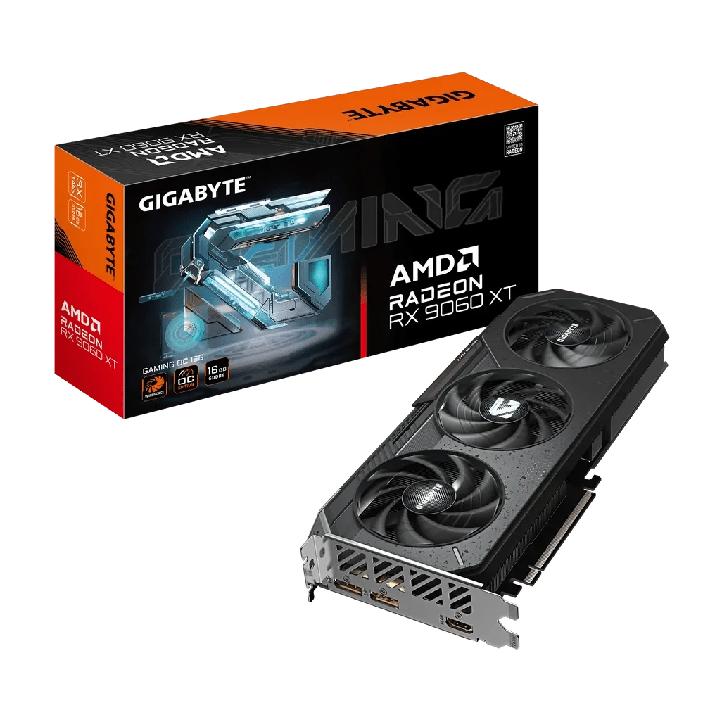 GUNMANSA GIGABYTE Radeon RX 9060 XT GAMING OC 16G Graphics Card