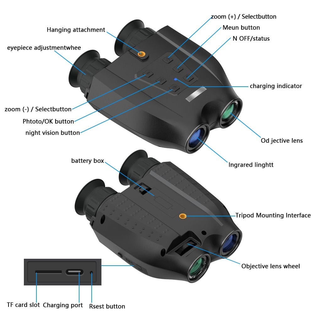 GUNMANSA GIT DT99 Night Vision Binocular with Camera