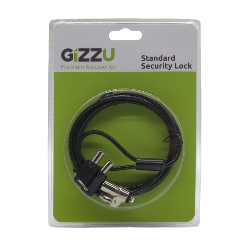 GUNMANSA GIZZU 1.8m T-Bar Laptop Cable Lock Master Key Compatible