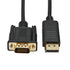 GUNMANSA Gizzu 1080P DisplayPort to VGA Cable 1.8m Poly