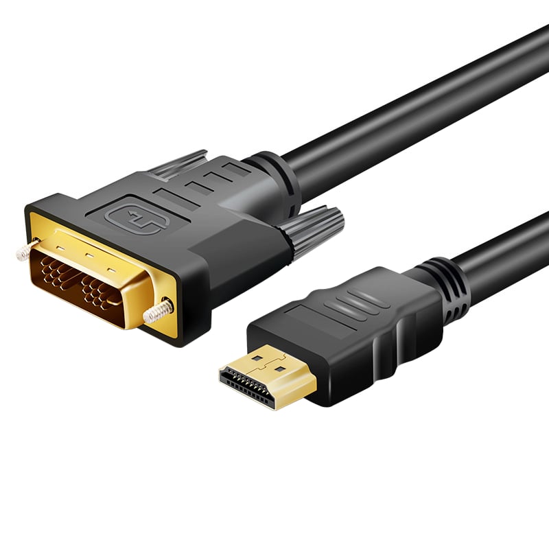 GUNMANSA Gizzu 1080P HDMI to DVI-D Cable 1.8m Poly