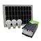 GUNMANSA GIZZU 10W Solar Panel Lighting Kit