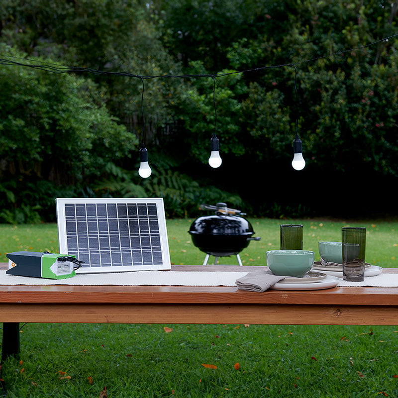 GUNMANSA GIZZU 10W Solar Panel Lighting Kit