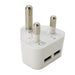 GUNMANSA GIZZU 2 x USB 3-Prong Wall Charger White
