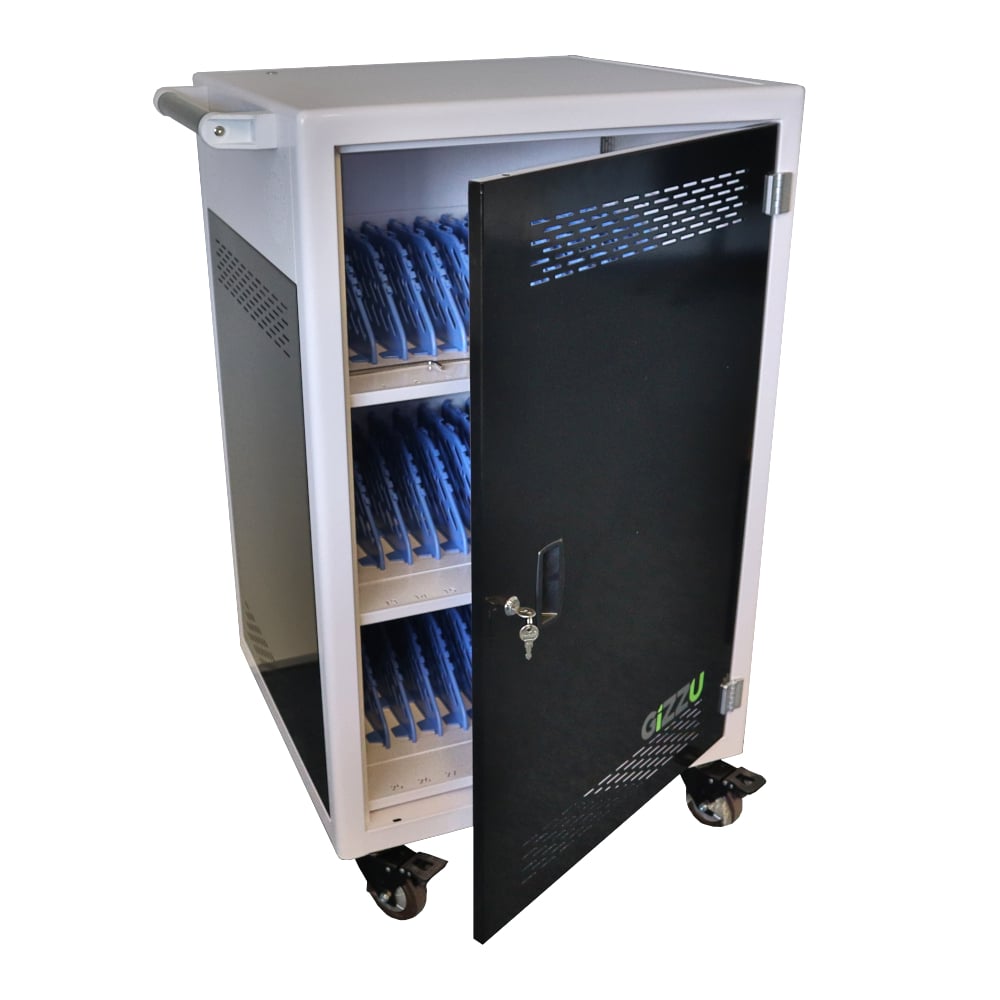 GUNMANSA Gizzu 36 Bay Type-C Storage Charging Trolley for 15.6" Laptops