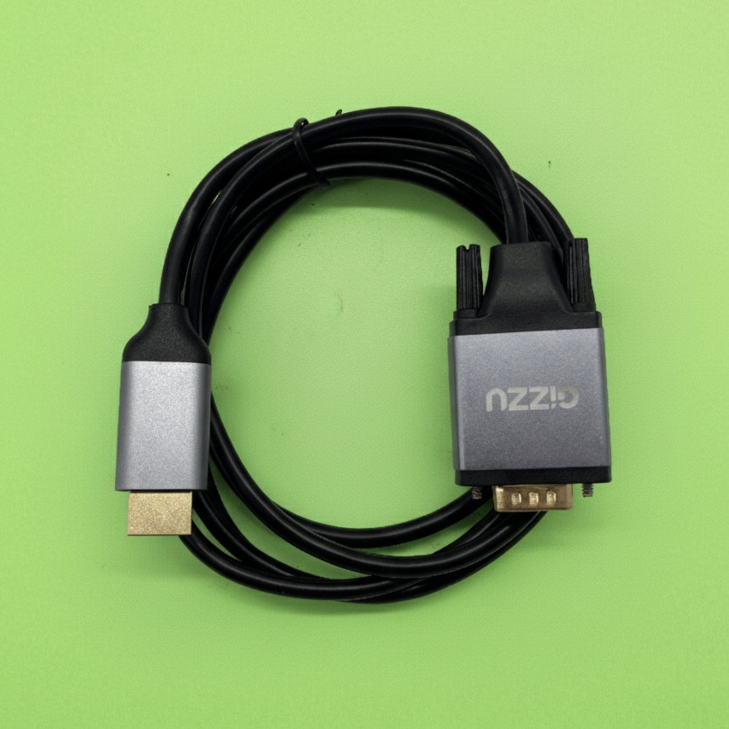 GUNMANSA Gizzu Full HD HDMI to VGA Cable (1.8m) - Black