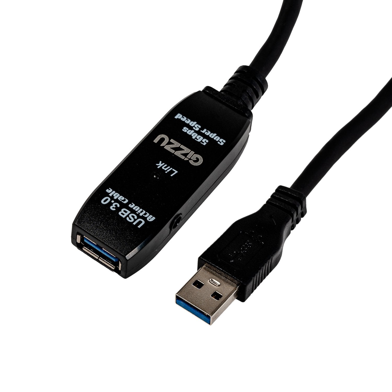 GUNMANSA Gizzu USB 3.0 Active Extension Cable 5m - Black