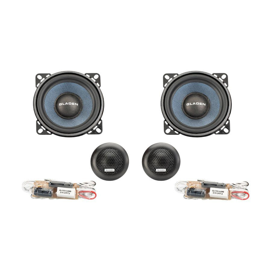 GUNMANSA Gladen ALPHA 100 G2 4″ 55w Component Split Speaker System