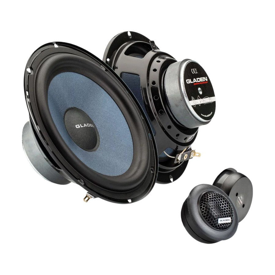 GUNMANSA Gladen ALPHA 165 G2 6″ 75rms Component Split speaker System