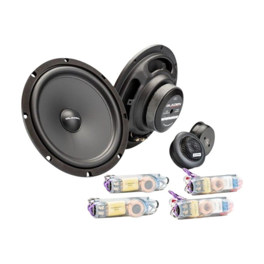 GUNMANSA Gladen RS 200 G2 8″ 100rms Component Split Speaker System