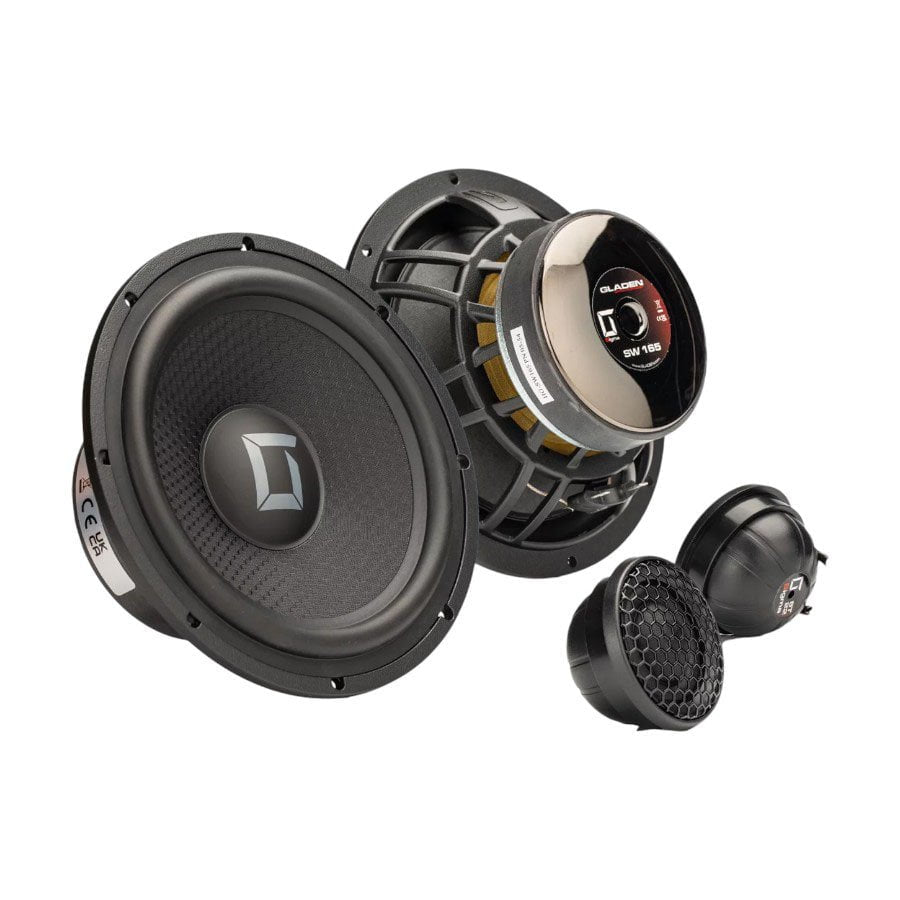 GUNMANSA Gladen SIGMA 165.2 Sigma Series 6″ 175w rms Component Split Speaker System
