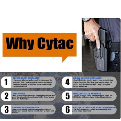 GUNMANSA GLOCK 43 X CYTEC MINI GUARD HOLSTER IWB