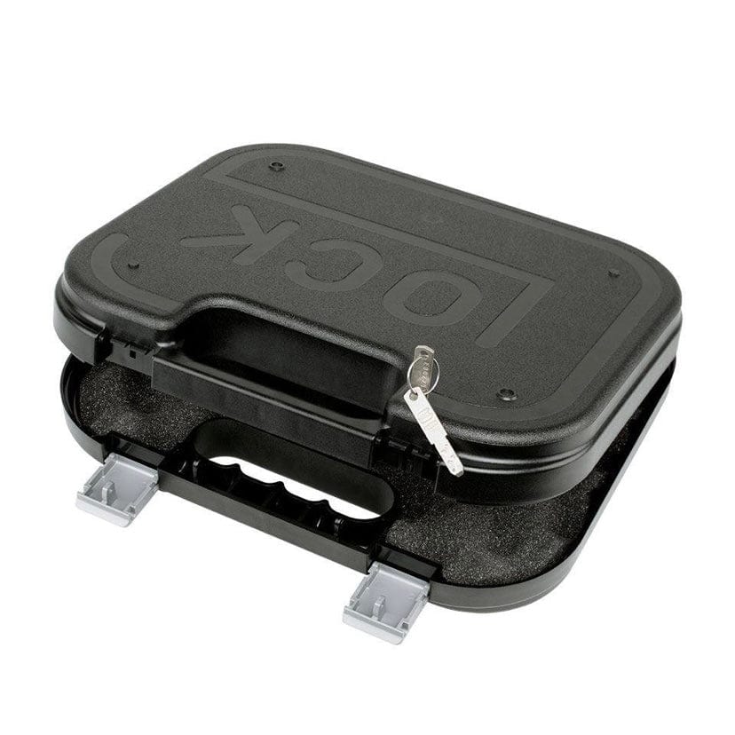 GUNMANSA GLOCK PISTOL CASE WITH LOCK - BLACK