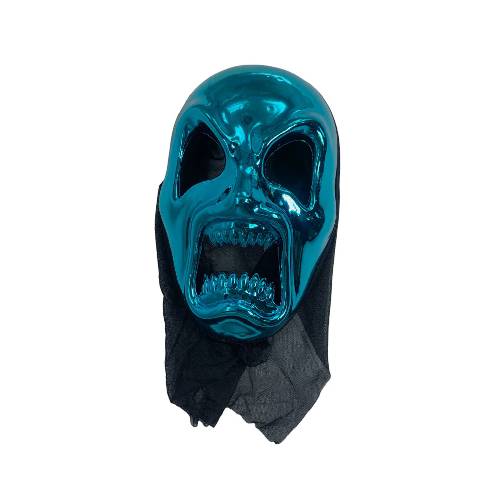 GUNMANSA Glossy Blue Screaming Alien Mask