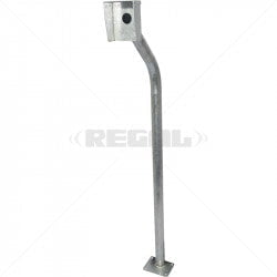 GUNMANSA Gooseneck - Galvanised With Rainshield and Base Plate Part No: IC50-3