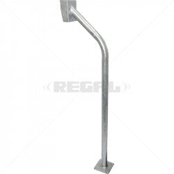 GUNMANSA Gooseneck - Galvanised With Rainshield and Base Plate Part No: IC50-3